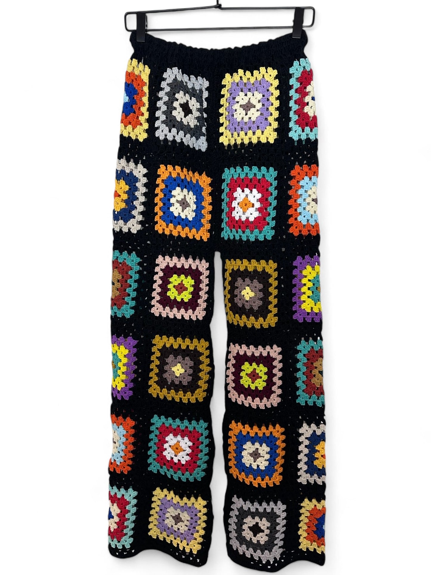 Granny Square Crochet Pants