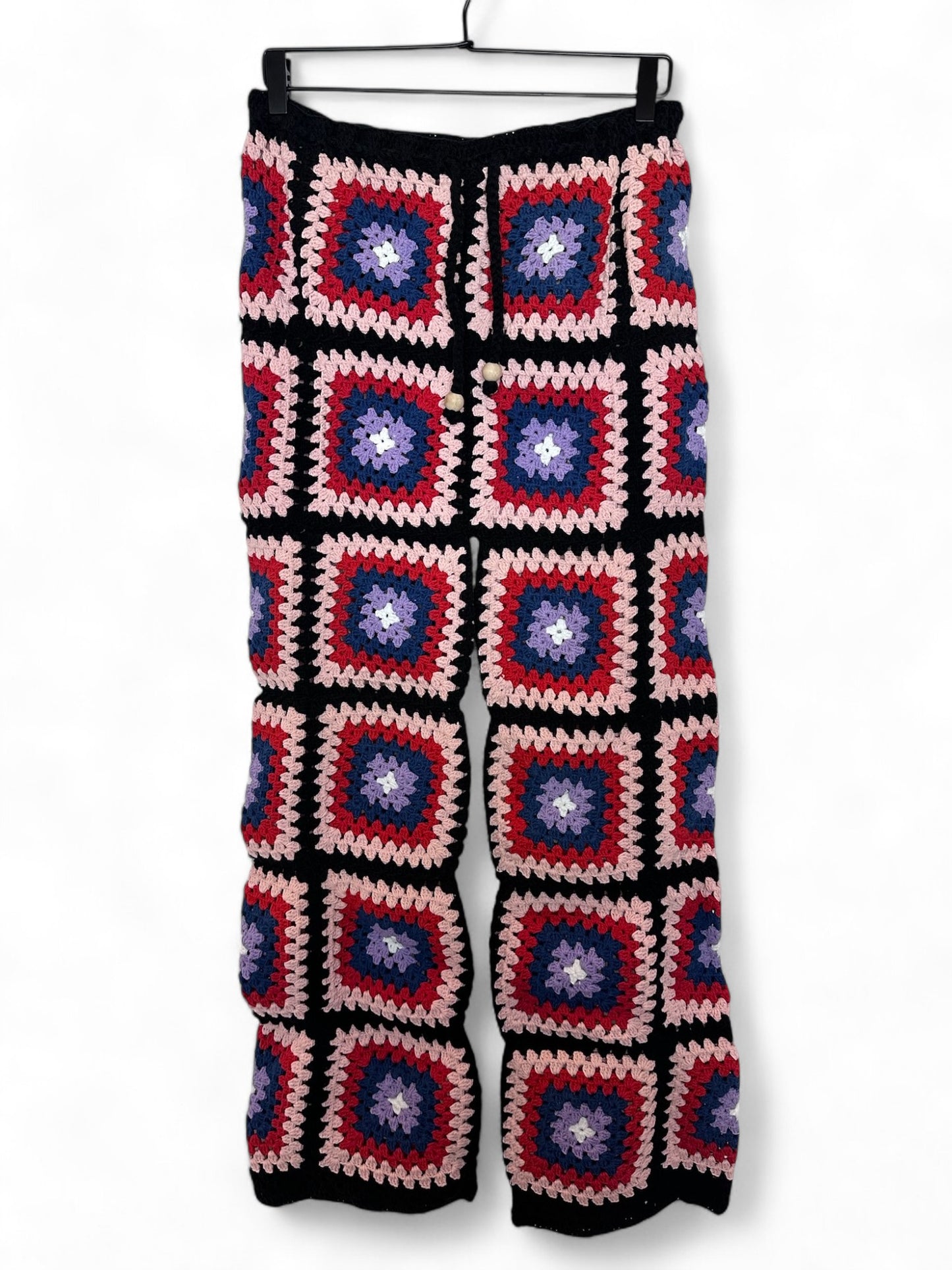 Granny Square Crochet Pants