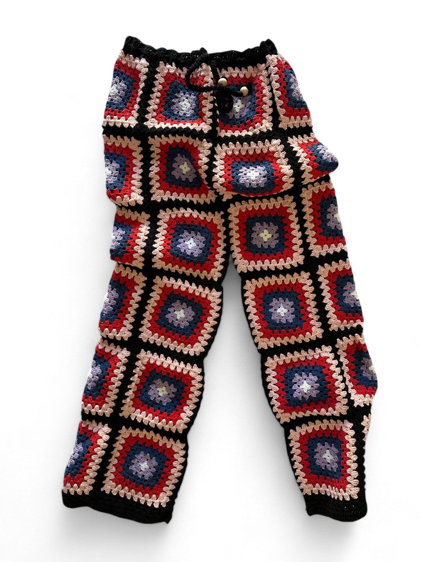 Granny Square Crochet Pants