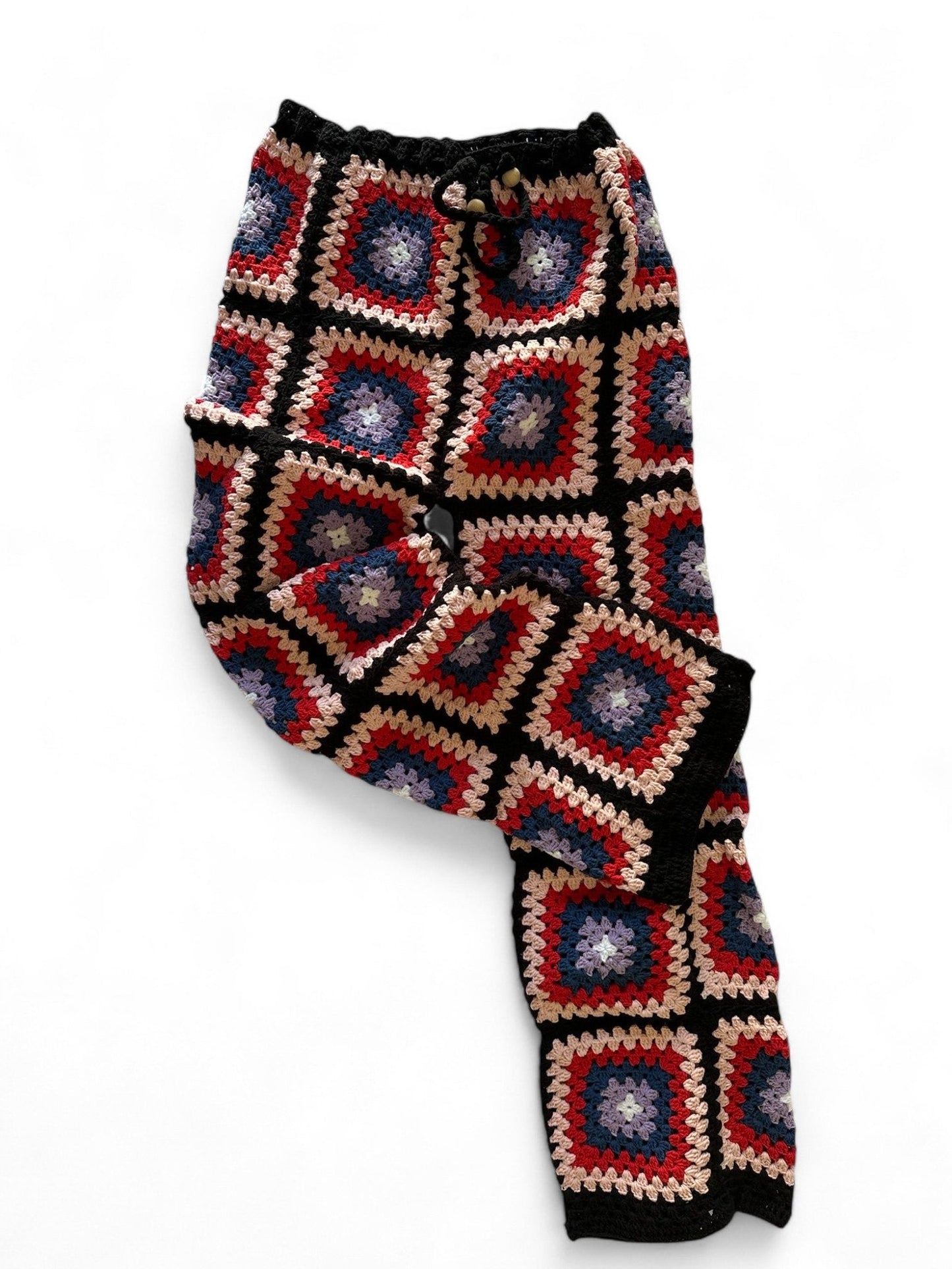 Granny Square Crochet Pants